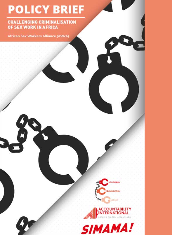 Book Cover: Challenging Criminalization of Sex Work in Africa